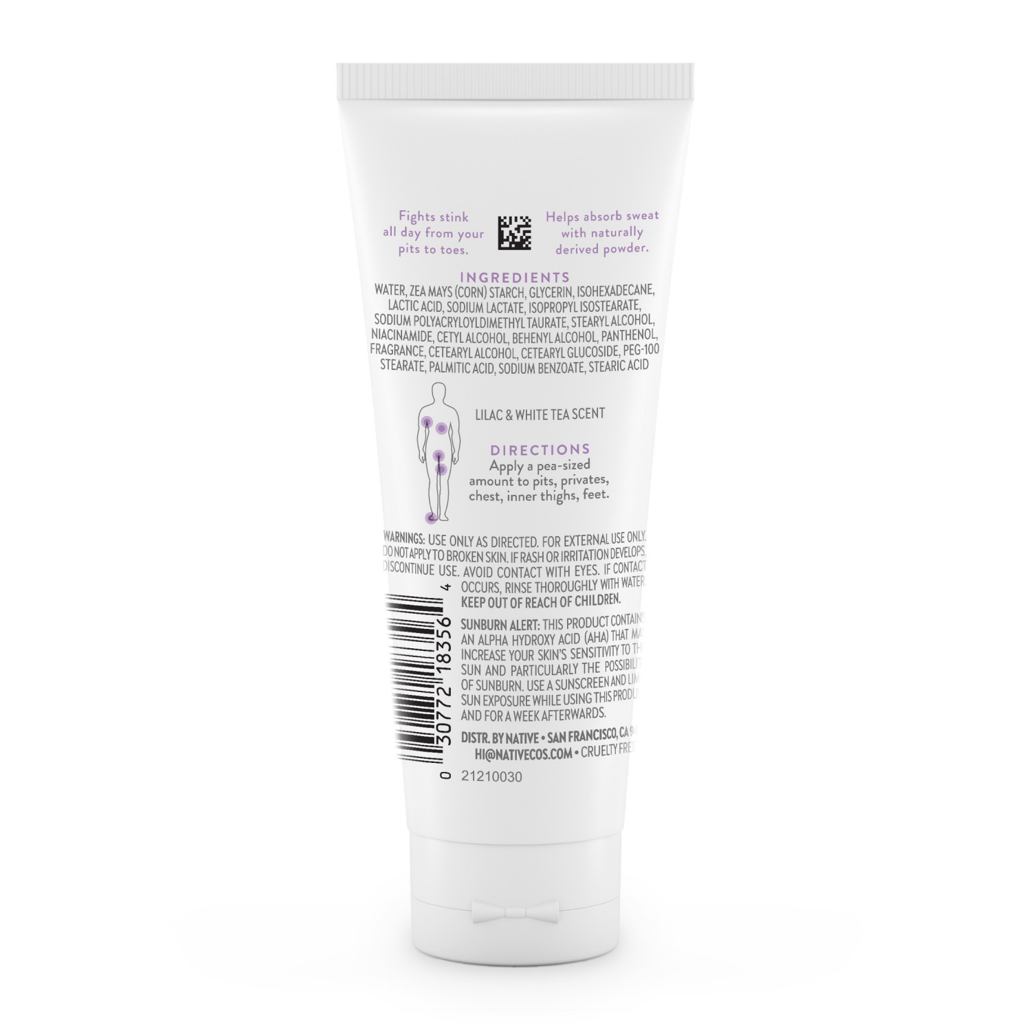 slide 3 of 8, Native Lilac & White Tea Whole Body Cream 3 oz, 3 oz