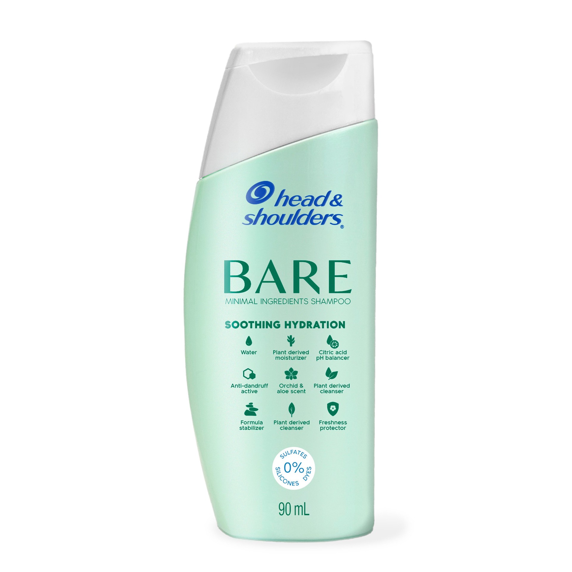 slide 1 of 1, Head & Shoulders Bare Soothing Hydration Shampoo - Travel Size, 3 oz
