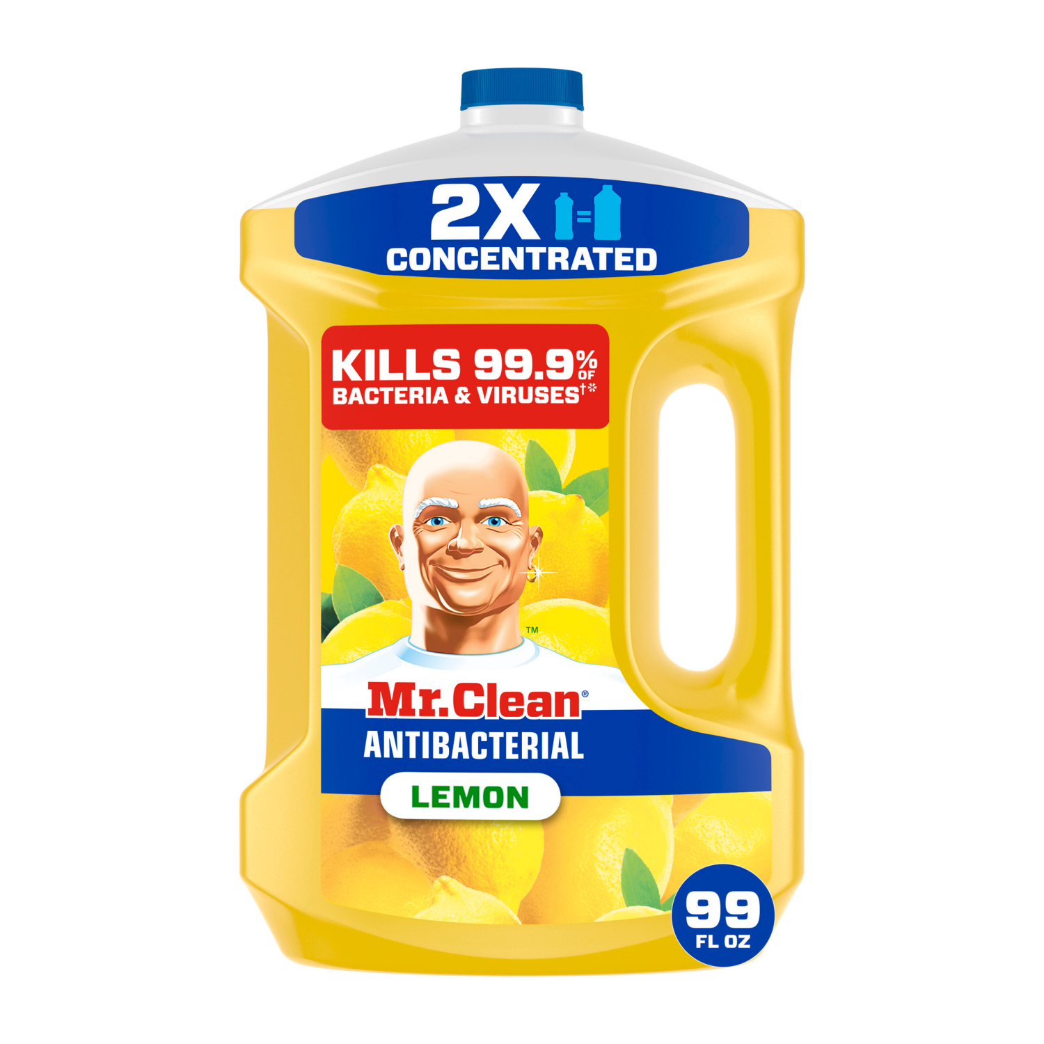slide 1 of 6, Mr. Clean Lemon Liquid Floor Cleaner 99-fl oz, 1 ct