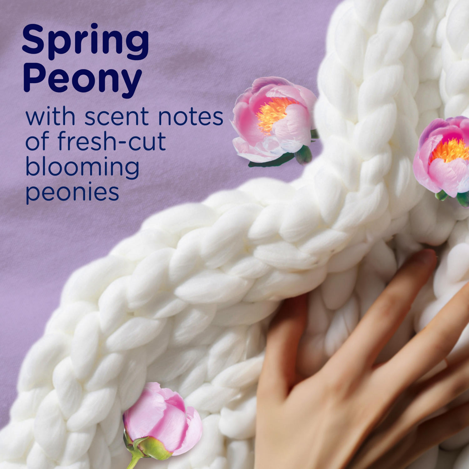 slide 4 of 8, Downy Blends 2-in-1 Soft & Fresh Laundry Scent Booster Beads, Spring Peony Scent, 24.5 OZ, Laundry Softness and Scent Booster, 24.5 oz