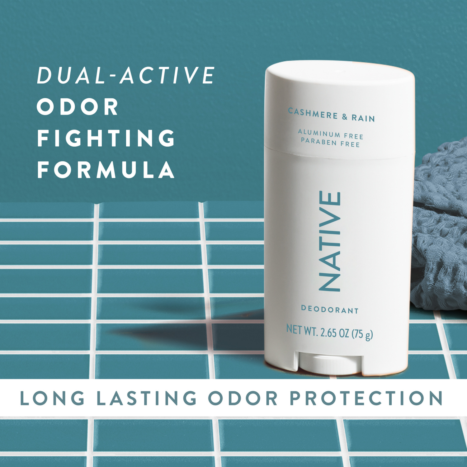 slide 5 of 8, Native Male Cashmier & Rain Deodorant 2.65 oz, 2.65 oz