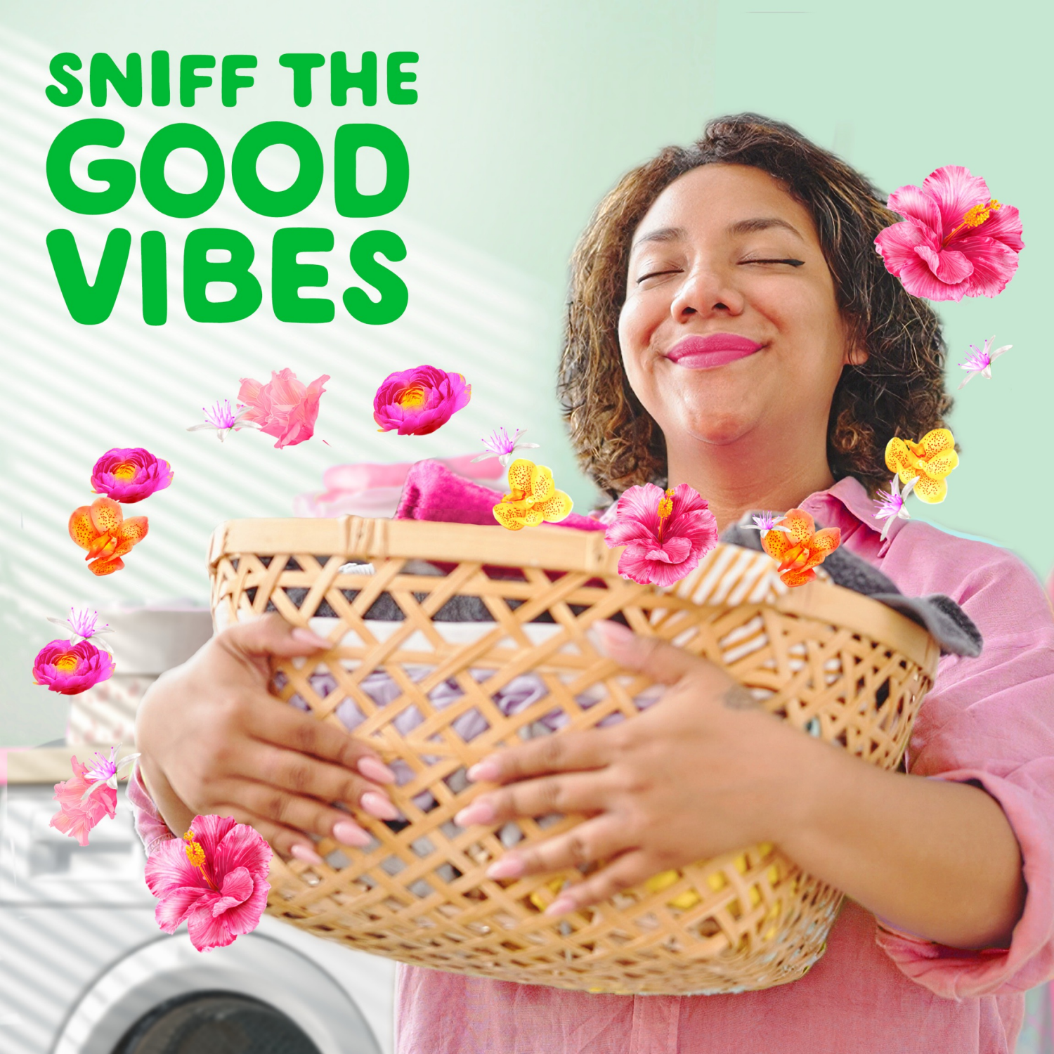 slide 2 of 5, Gain Happy Hibiscus Hula Laundry Detergent, 134 Load, 194 oz