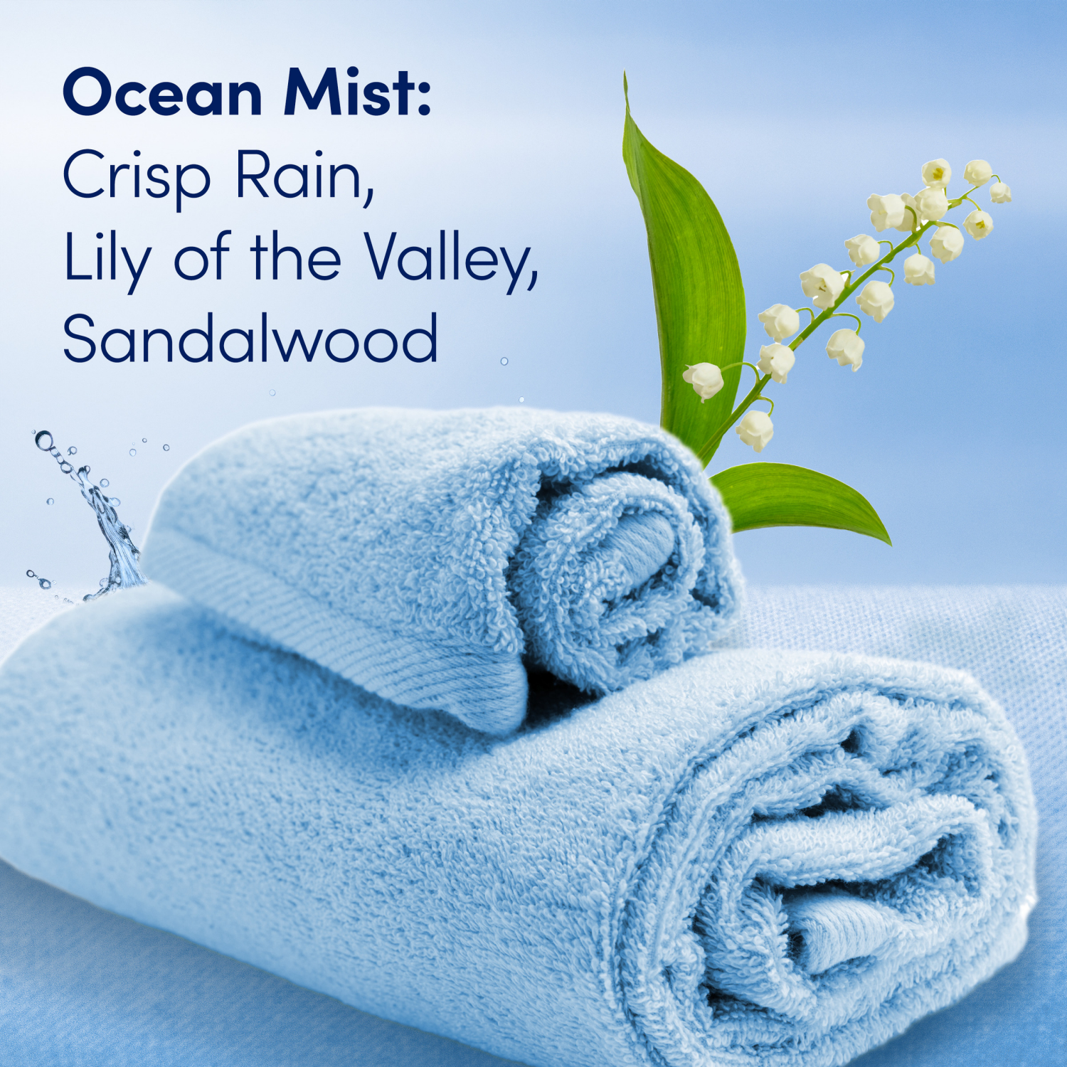 slide 4 of 8, Downy Gentle Soft + Fresh Fabric Softener Liquid, Ocean Mist Scent, 93 FL OZ, 138 loads, Liquid Fabric Softener Designed to be Gentle on Skin, 93 fl oz