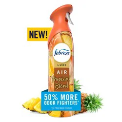 Febreze Air Mist, Luxe Air Freshener Spray, Odor Fighting Room Spray, Tropical Blend Scent, 8.1oz