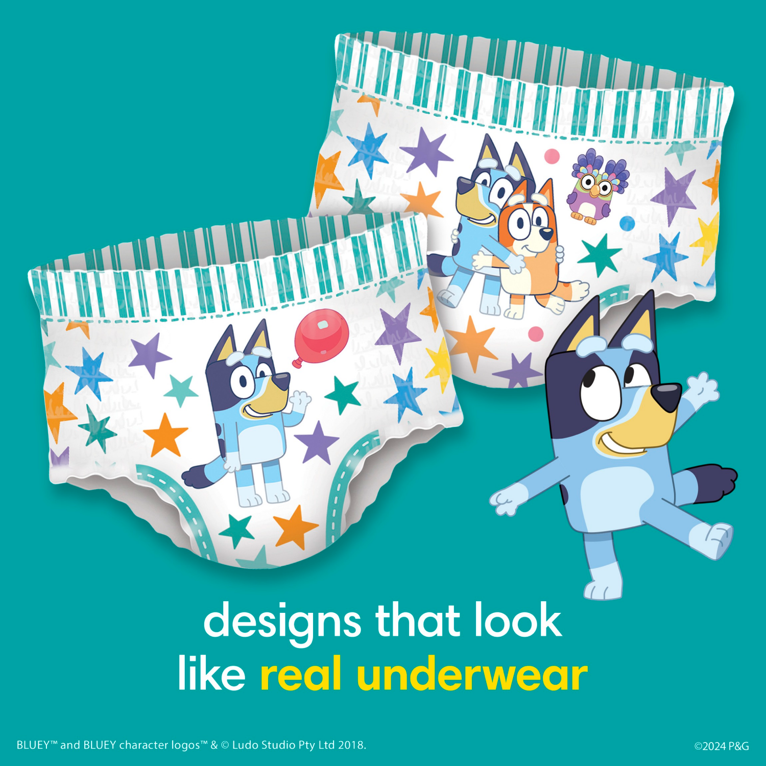 slide 3 of 5, Pampers Easy Ups Training Underwear Boys Size 7 (6T-7T), 13 Count, 13 ct