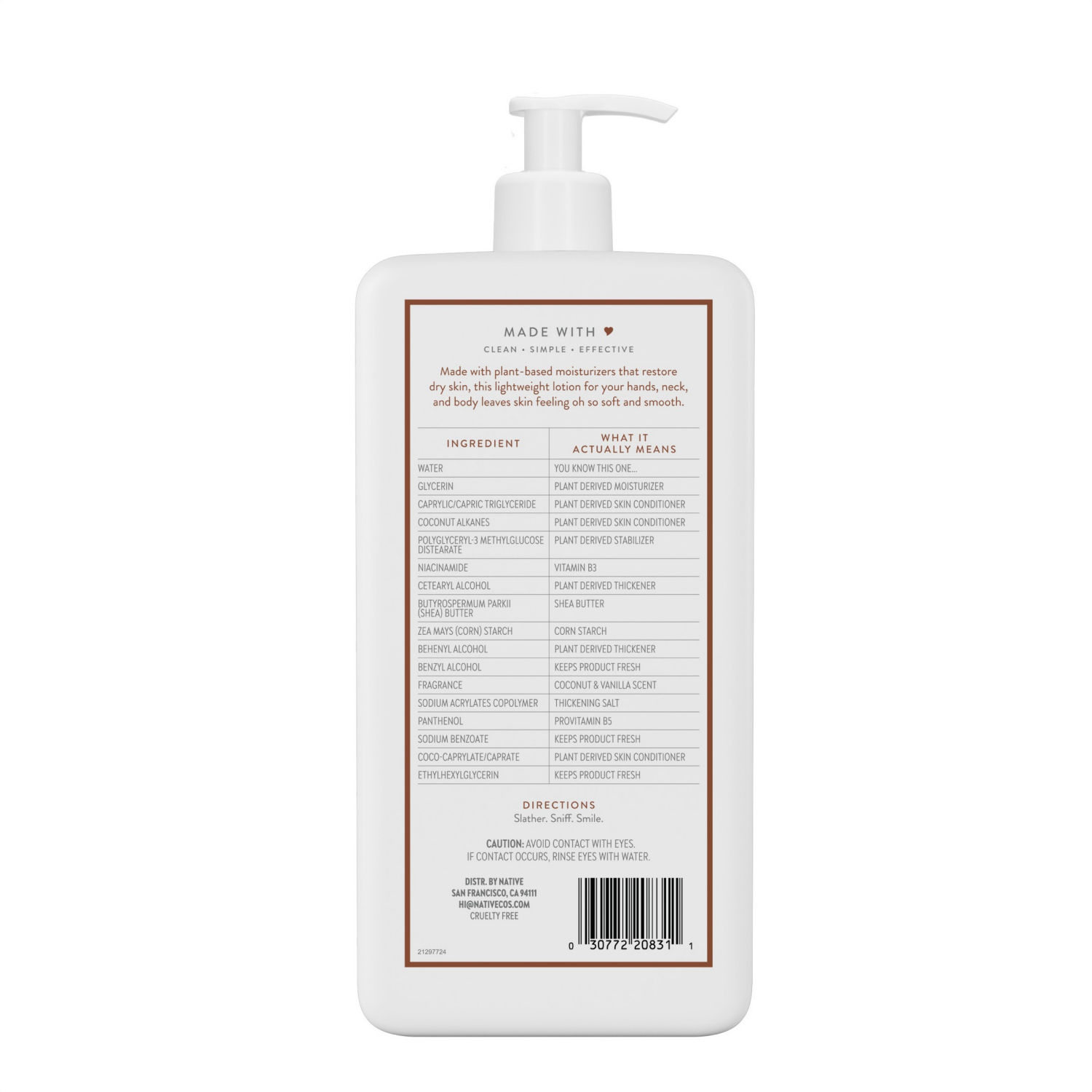 slide 3 of 7, Native Coconut & Vanilla Moisturizing Lotion, 36 oz