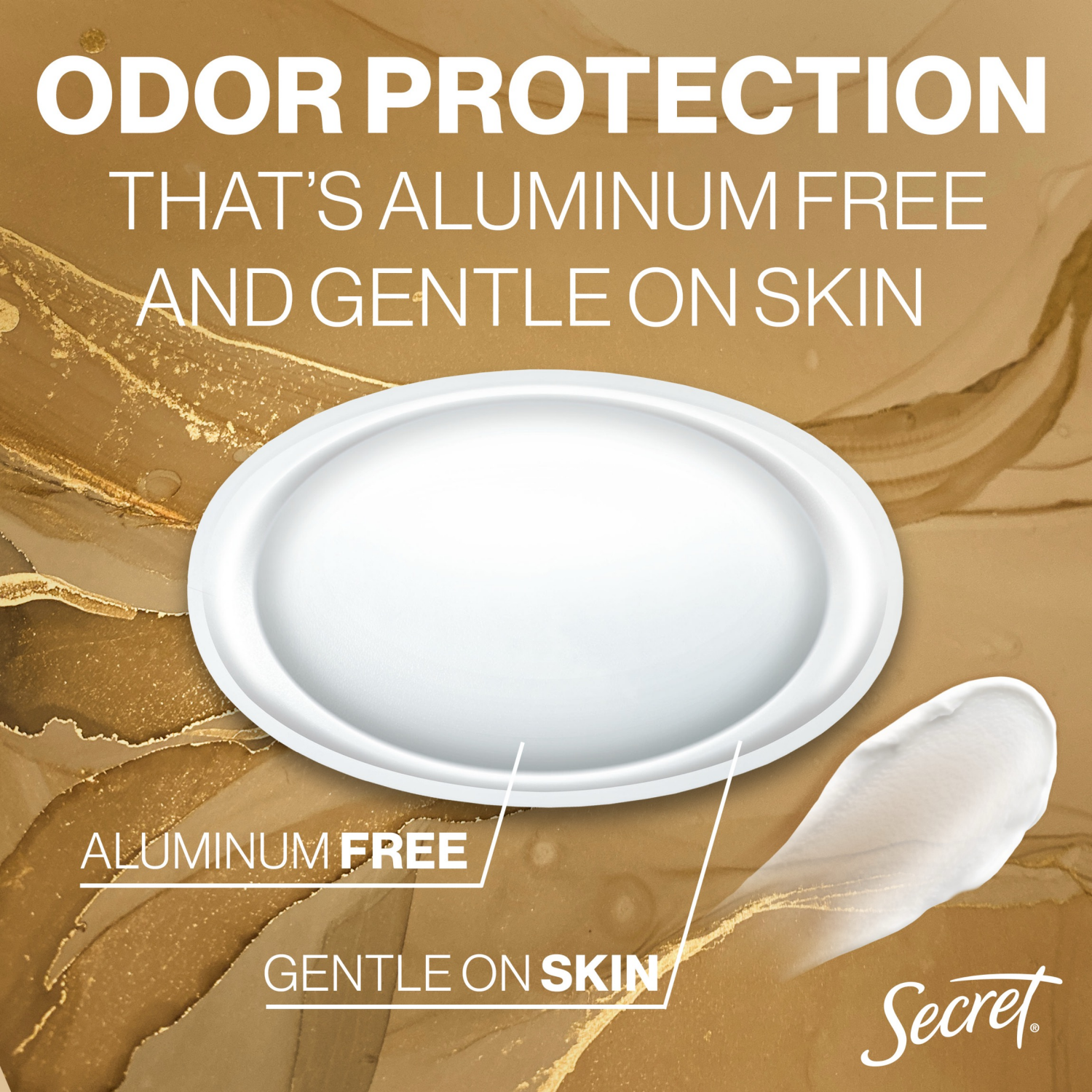 slide 6 of 7, Secret Aluminum Free Deodorant for Women, Spoonful of Sugar 2.4 oz, 2.4 oz