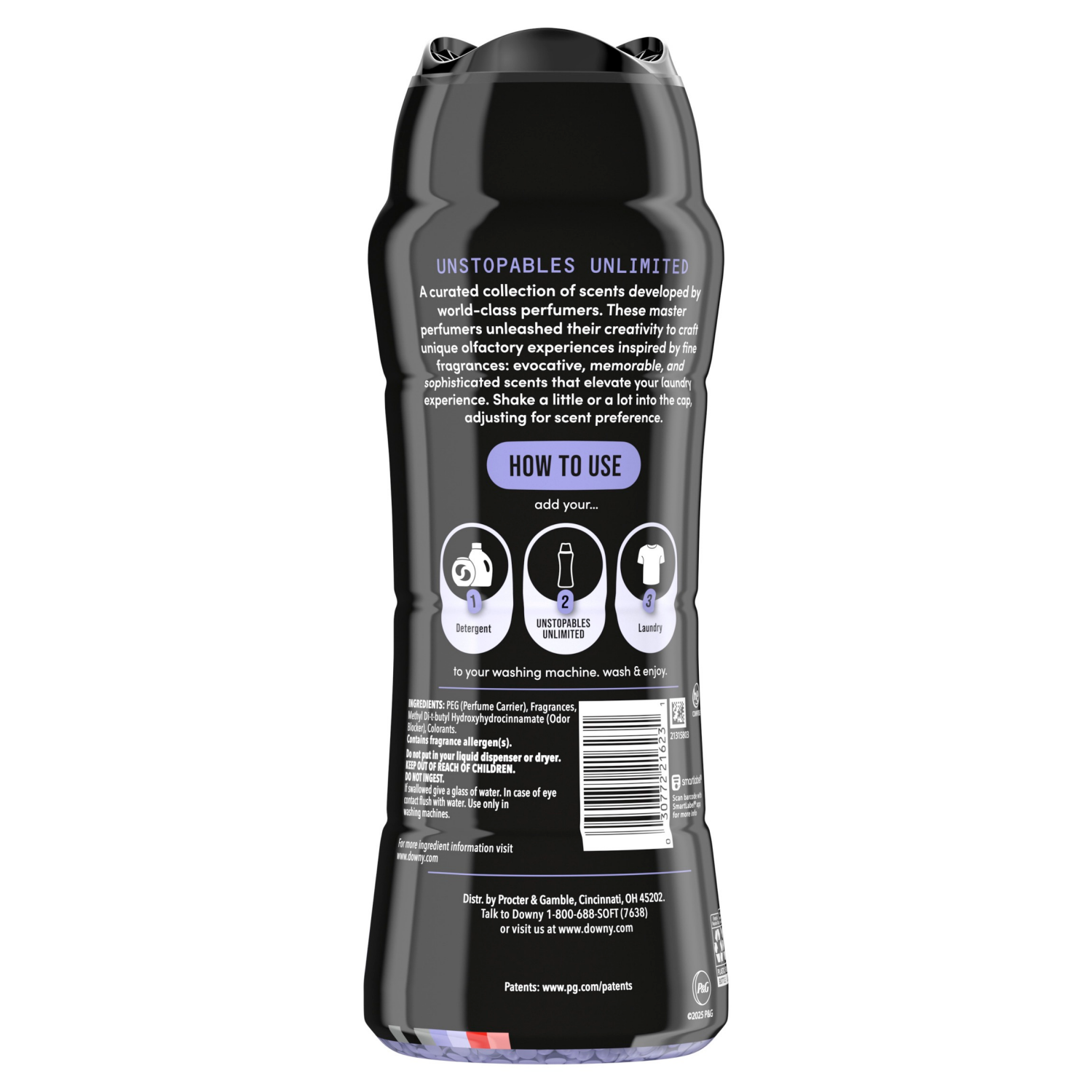 slide 3 of 8, Downy Unstopables Unlimited Scent Booster Beads Laundry Additives - Bergamot Orris Vetier - 21.1oz, 21.1 oz