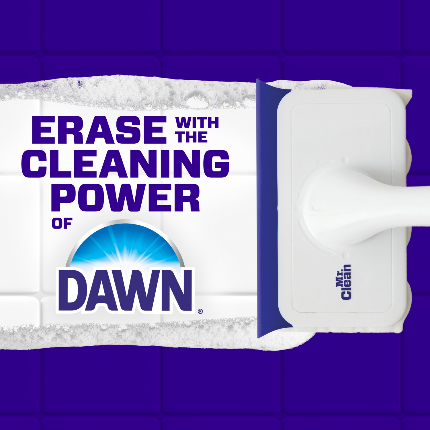 slide 8 of 8, Mr Clean Mr. Clean Magic Eraser Shower & Tub Scrubber, Lemon Starter Kit, 1 Scrubber & 2 Erasers, 1 ct