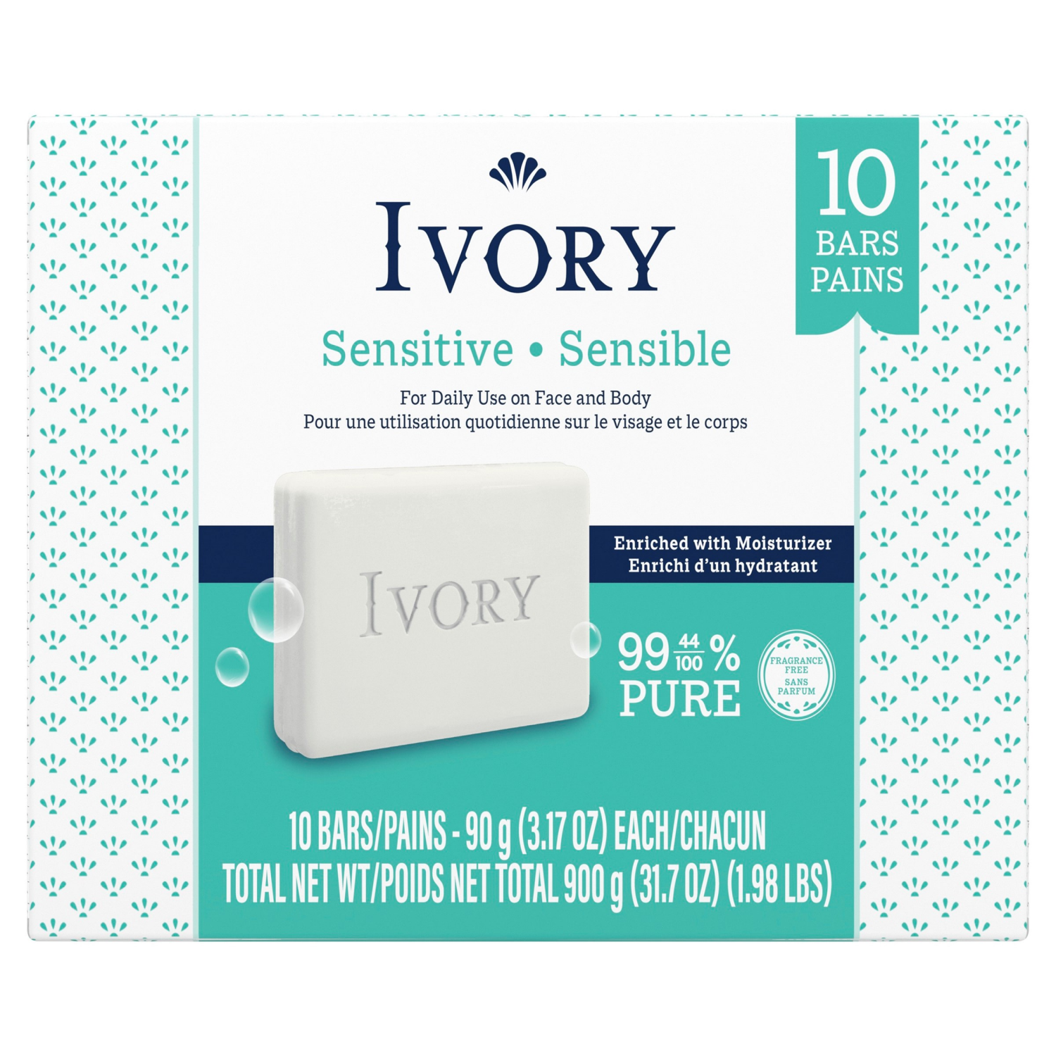 slide 3 of 4, Ivory, 10 ct