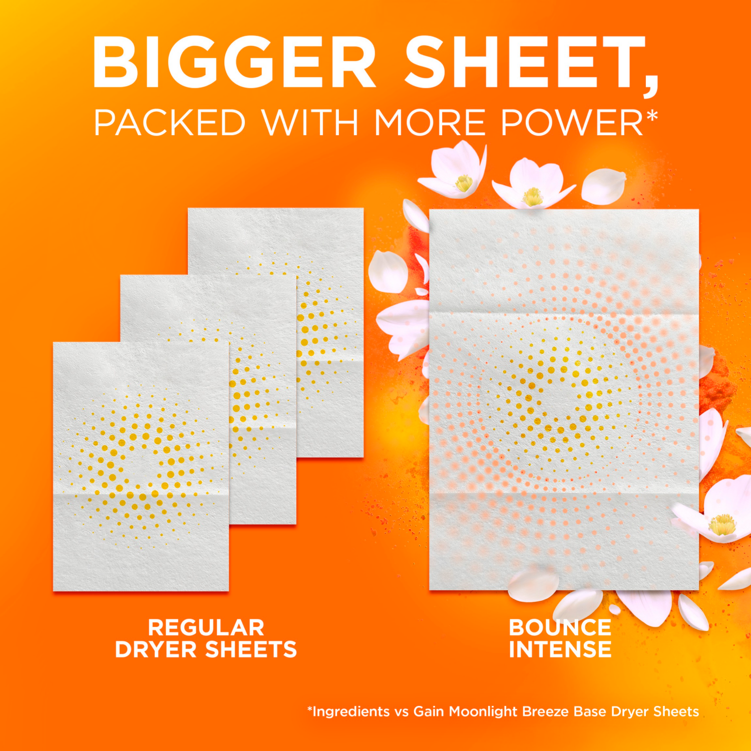 slide 2 of 8, Bounce Intense Dryer Sheets, Vibrant Fresh, 60 Count, Scent Boosting Dryer Sheet, 60 ct