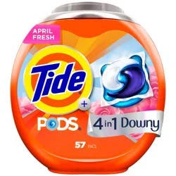 Tide PODS 4 In 1 Downy Laundry Detergent Pacs - April Fresh