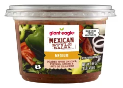 Giant Eagle Salsa, Mexican Style, Medium - 16 oz
