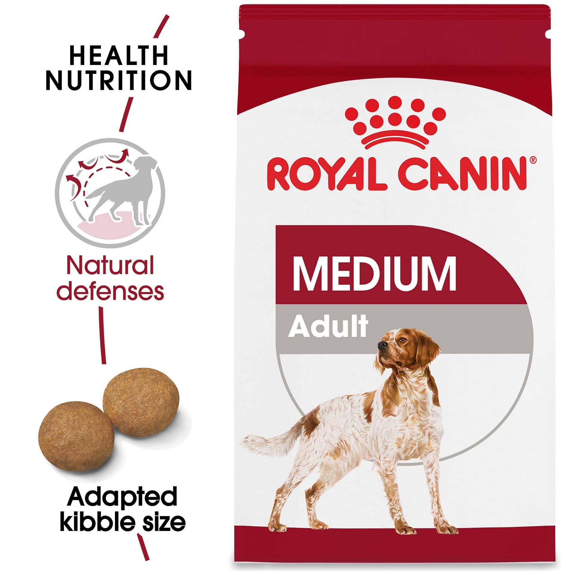 slide 1 of 1, Royal Canin Size Health Nutrition Medium Adult Dry Dog Food, 30 lb