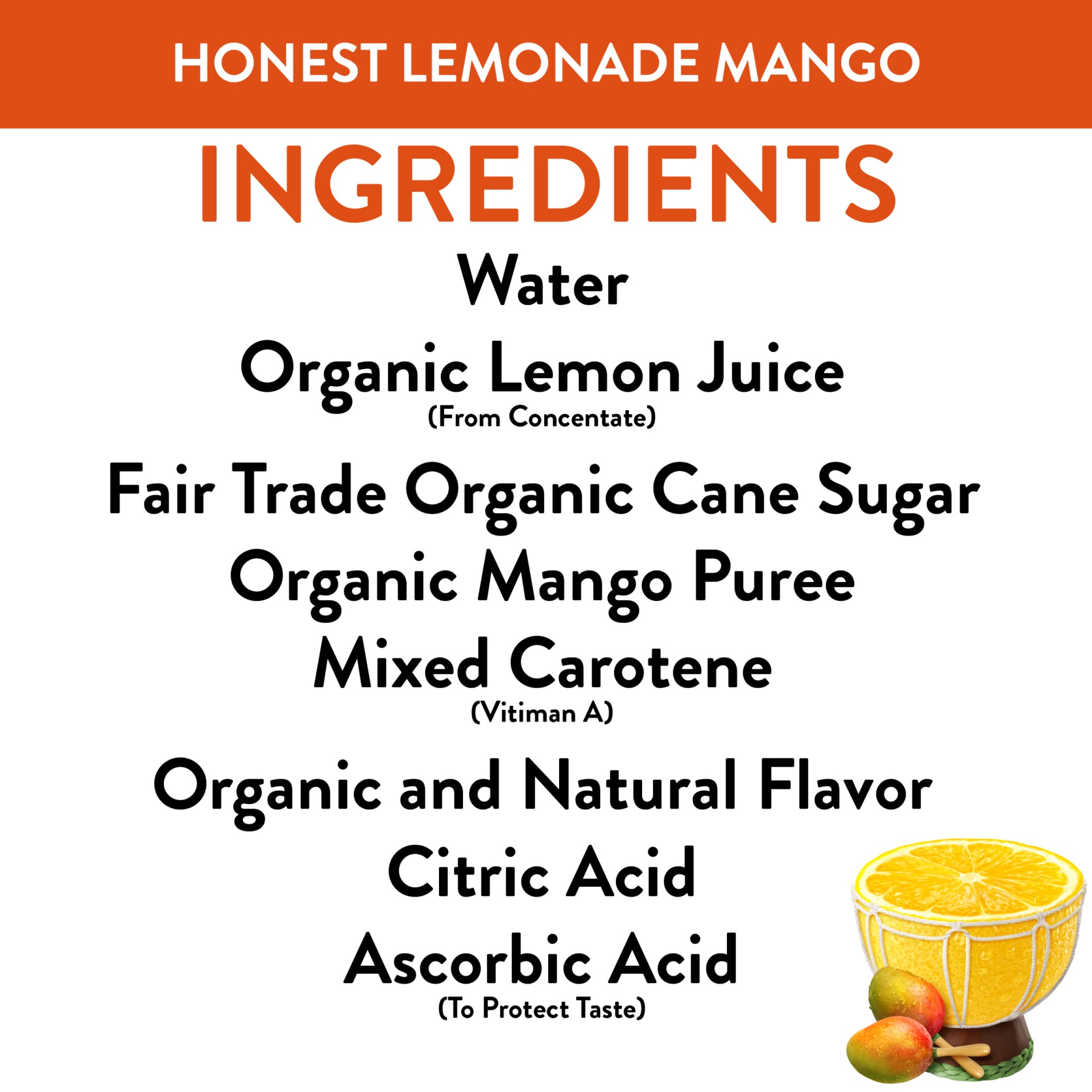 slide 8 of 15, Honest Mango Lemonade - 32 fl oz, 32 fl oz