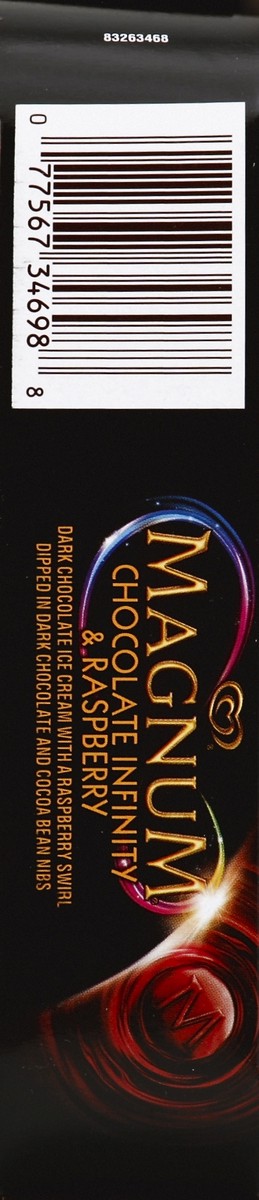 slide 2 of 4, Magnum Ice Cream Bars Infinity Chocolate and Raspberry, 3 ct, 3 ct