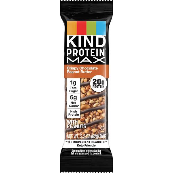 slide 1 of 4, Kind Max Protein, Peanut Butter, 1 Ct, 2.2 Oz, 2.2 oz