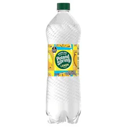 Poland Spring Sparkling Water, Lively Lemon- 33.8 oz