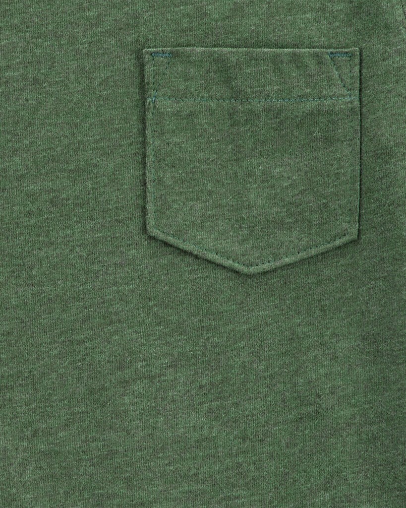 slide 2 of 2, Carter's Toddler Solid Knit Short-Sleeve Tee - Green Green 2T, 1 ct