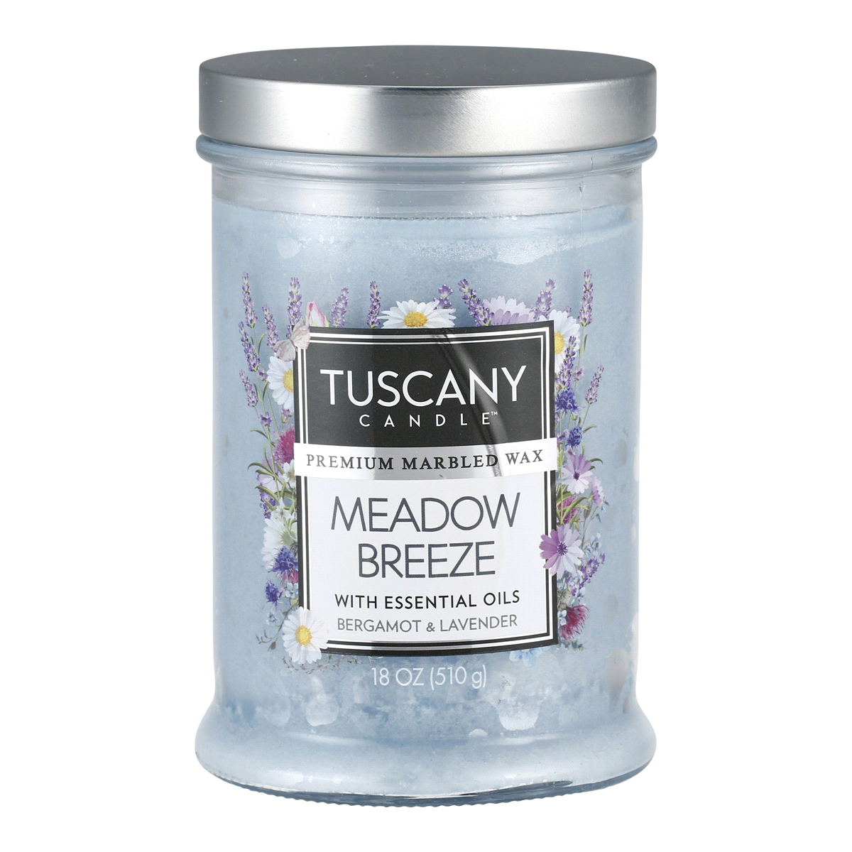 slide 1 of 1, Tuscany Candle Meadow Breeze Scent Candle with Essential Oils, 18 oz