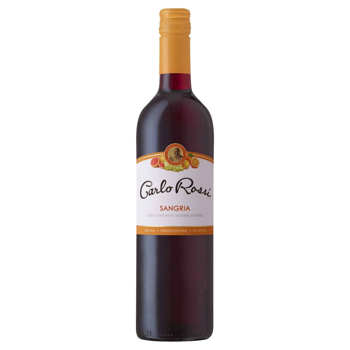 slide 1 of 6, Carlo Rossi Red Wine, 750 ml