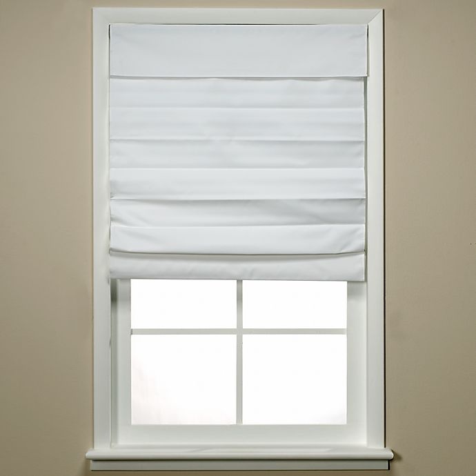 slide 1 of 1, Insola Chatham Cordless Roman/Cellular Shade - White, 39 in x 64 in