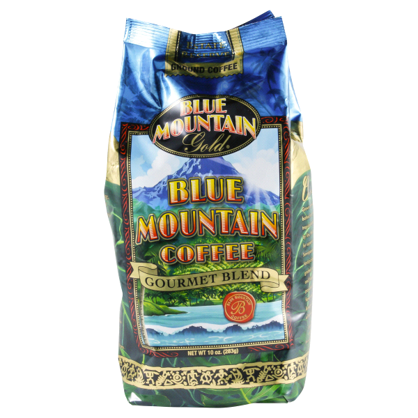 slide 1 of 1, Gold Coffee Medium Roast Ground Blue Mountain Blend Coffee 10 oz, 10 oz