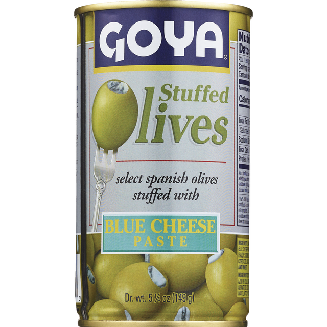 slide 1 of 1, Goya Spanish Olives Stuffed With Minced Smoked Salmon, 5.25 oz