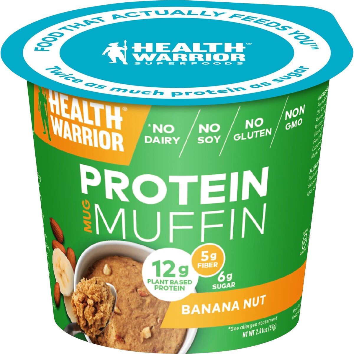 slide 2 of 3, Health Warrior Protein Mug Muffin, 2.01 oz