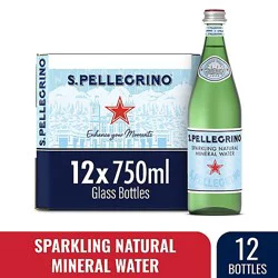 San Pellegrino Sparkling Water Natural Mineral - 12-25.3 Fl. Oz.