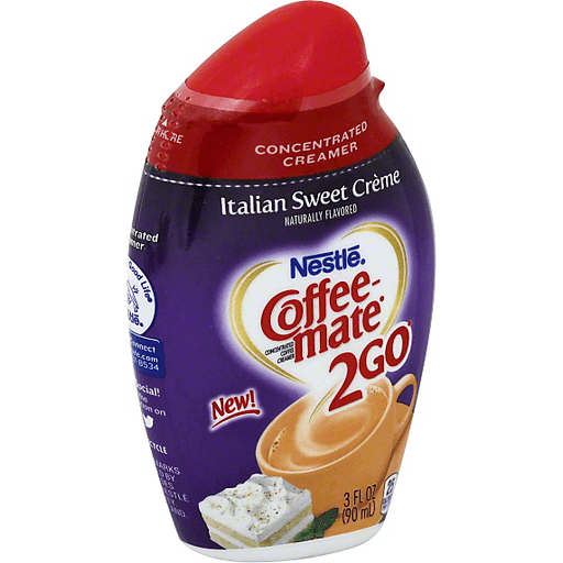 slide 1 of 1, Nestlé Coffee-Mate 2 Go Extra Sweet & Creamy Concentrated Coffee Creamer, 3 oz