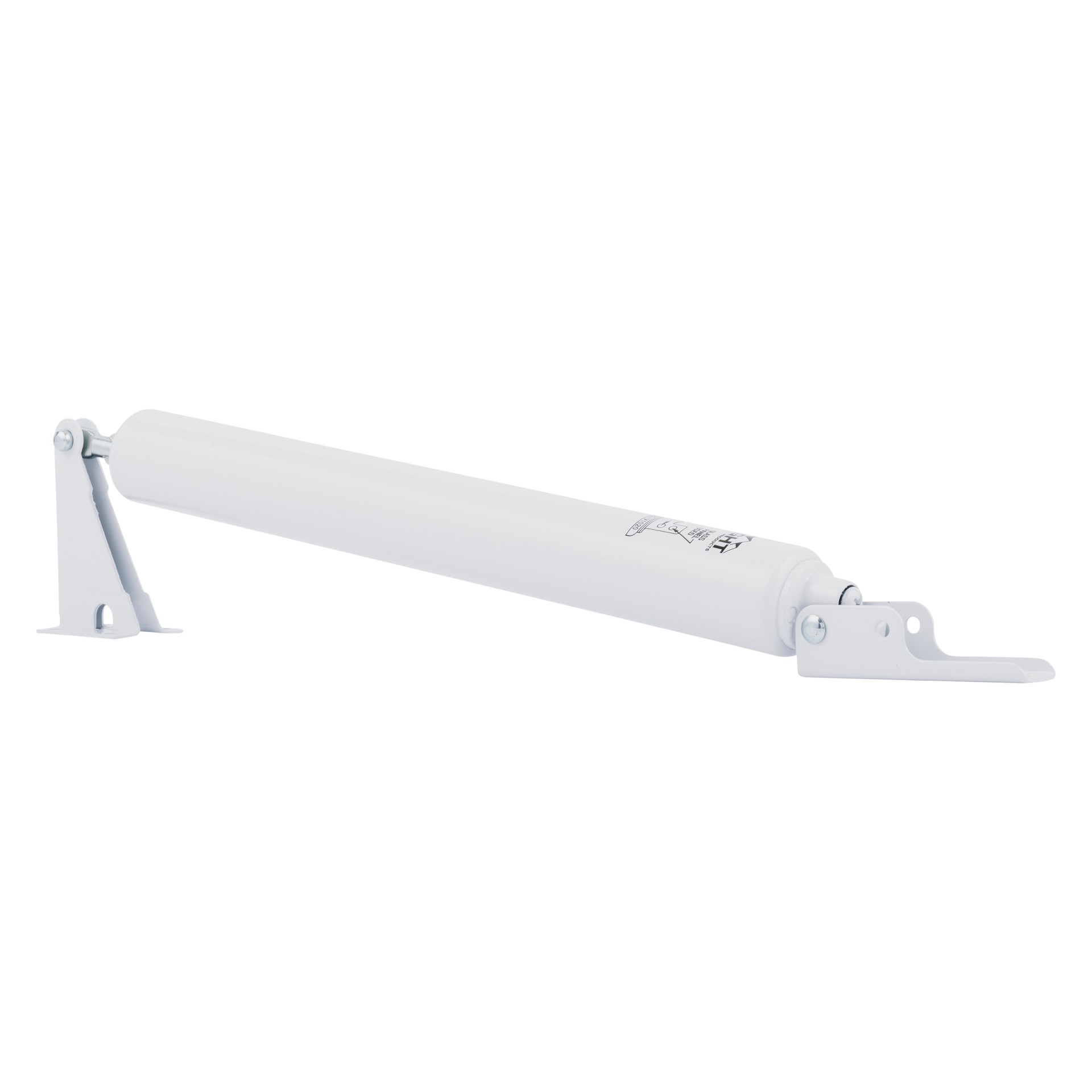 slide 4 of 6, WRIGHT PRODUCTS 10.5-in Light Duty Adjustable White Aluminum Hold Open Screen/Storm door pneumatic closer, 1 ct