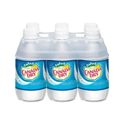 Canada Dry Club Soda Bottle - 6-10 Fl. Oz.