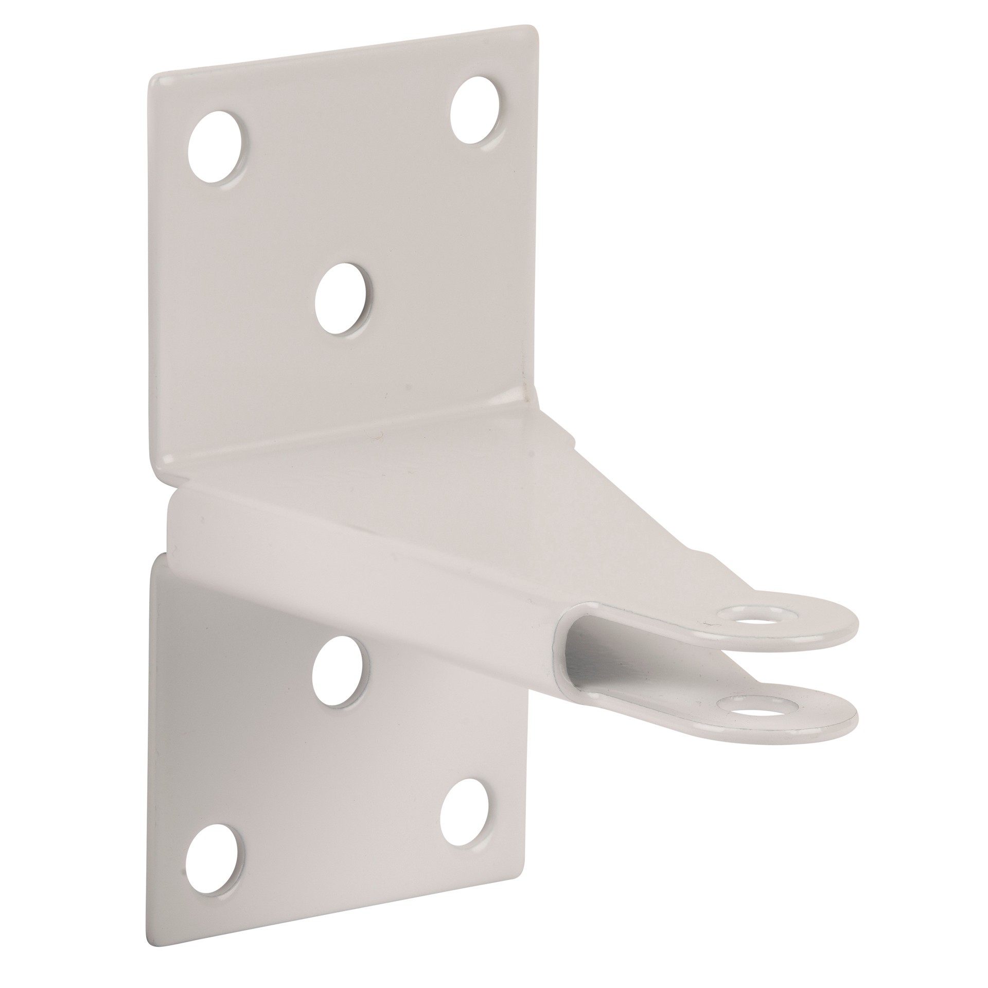 slide 4 of 6, WRIGHT PRODUCTS 2.9-in White Steel Screen/Storm door bracket, 1 ct