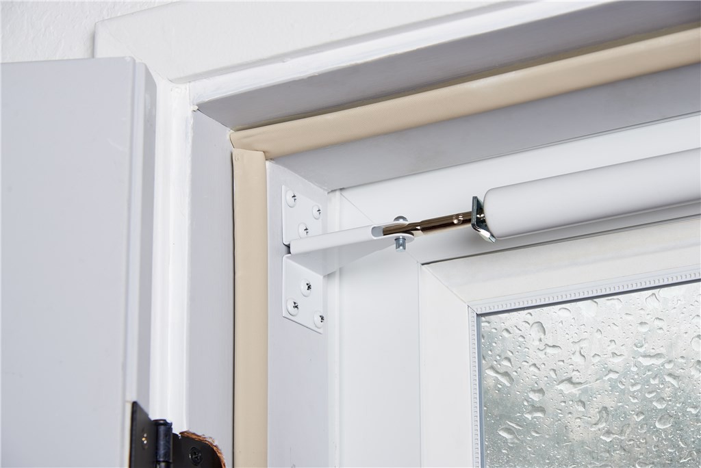 slide 6 of 6, WRIGHT PRODUCTS 2.9-in White Steel Screen/Storm door bracket, 1 ct