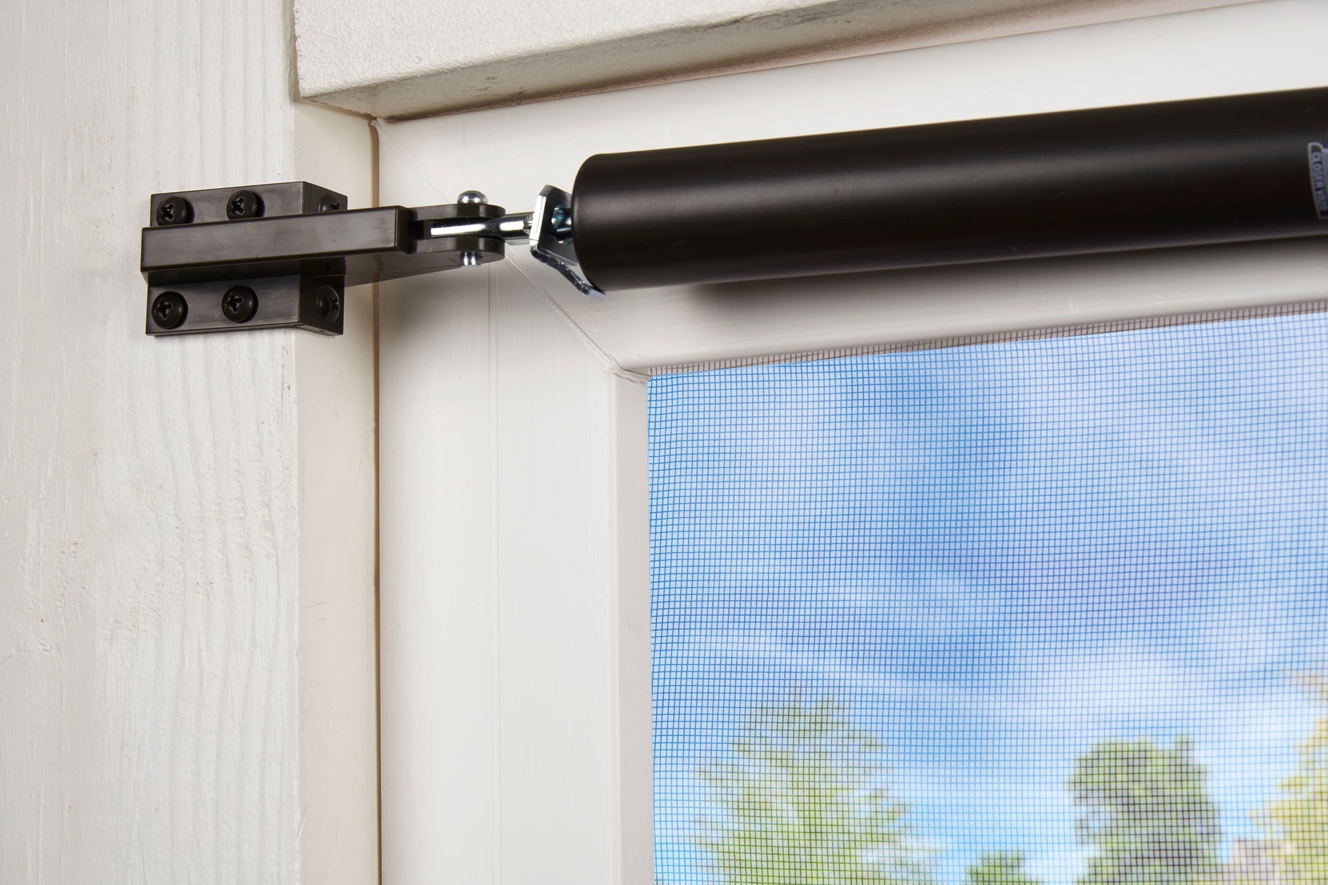 slide 6 of 6, WRIGHT PRODUCTS 4.25-in Pool Enclosure Lanai Bronze Plastic Screen/Storm door bracket, 1 ct