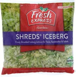 Fresh Express Garden Shreds Iceberg Salad 8 oz