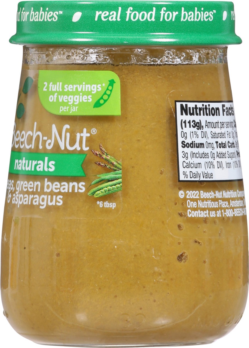 slide 9 of 13, Beech-Nut Beech Nut Naturals Pea Green Bean Aspara Baby Food Jar, 4 oz