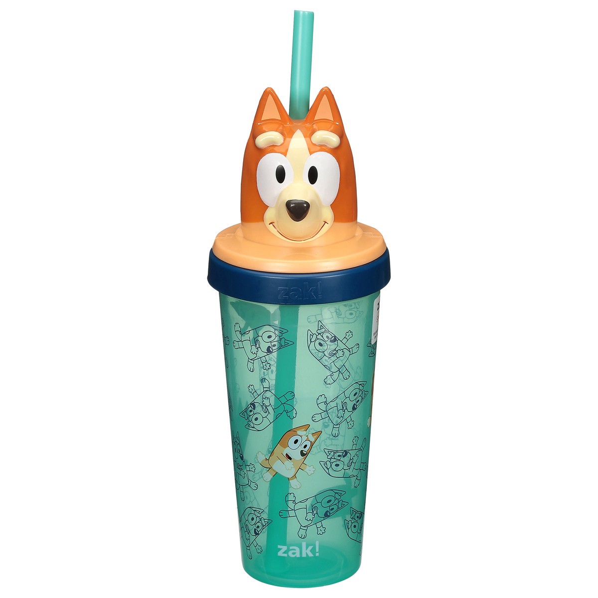 slide 4 of 4, Zak! Designs Everyday Smiles 18 oz Leak-Proof Bluey Bingo PP Super Sipper Tumbler 1 Each, 1 ct