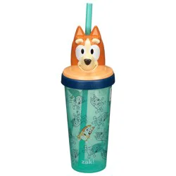 Zak! Designs Everyday Smiles 18 oz Leak-Proof Bluey Bingo PP Super Sipper Tumbler 1 Each