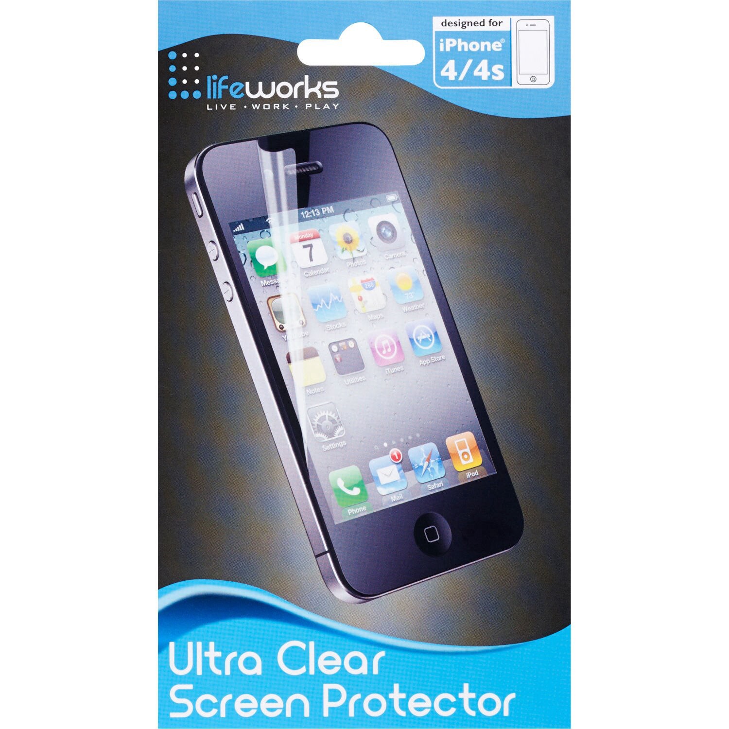 slide 1 of 1, Ihome Ultra Clear Screen Protector, 1 ct