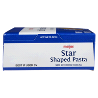 slide 15 of 29, Meijer Star-Shaped Pasta, 16 oz