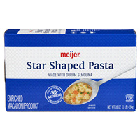slide 19 of 29, Meijer Star-Shaped Pasta, 16 oz