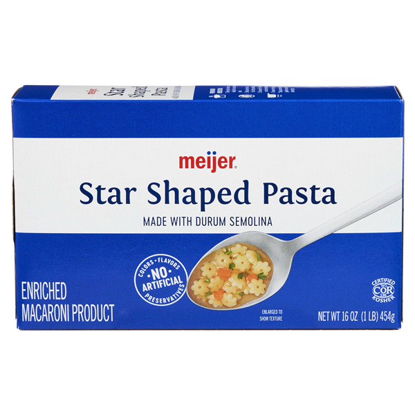slide 20 of 29, Meijer Star-Shaped Pasta, 16 oz