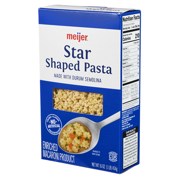 slide 4 of 29, Meijer Star-Shaped Pasta, 16 oz