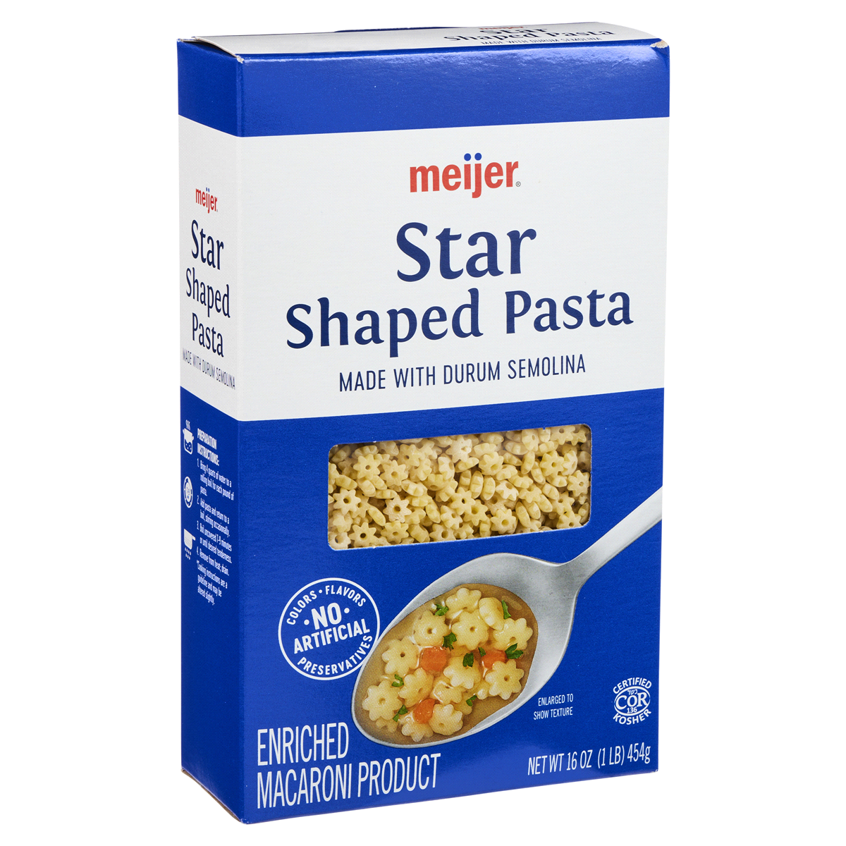 slide 9 of 29, Meijer Star-Shaped Pasta, 16 oz