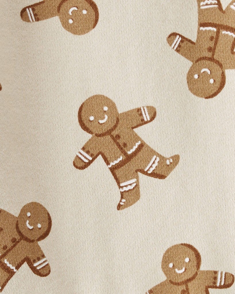 slide 2 of 3, Littleplanet Baby 2-Piece Gingerbread Man Holiday Set Made with Organic Cotton Gingerbread 9M, 2 pc