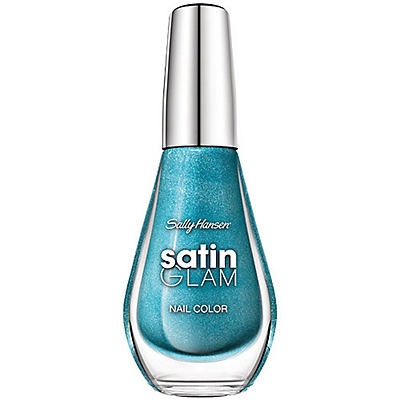 slide 1 of 1, Sally Hansen Satin Glam Nail Color Teal Tulle, 1 ct