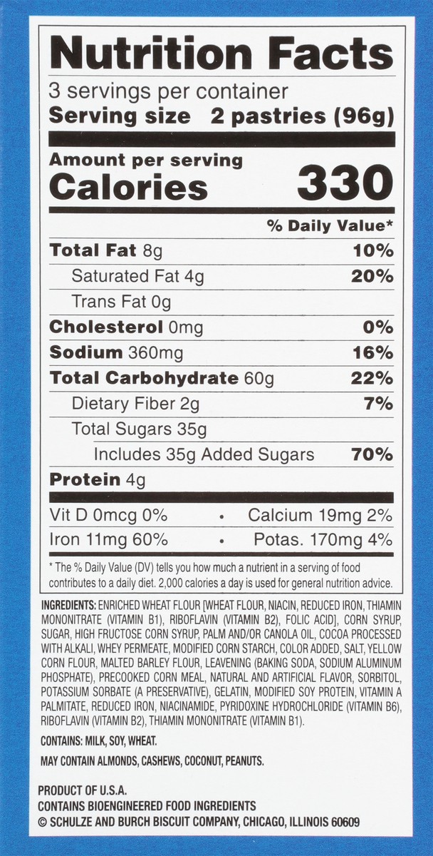 slide 3 of 9, Toast'em Pop-ups Cookies & Creme Toaster Pastries 6 ea, 6 ct