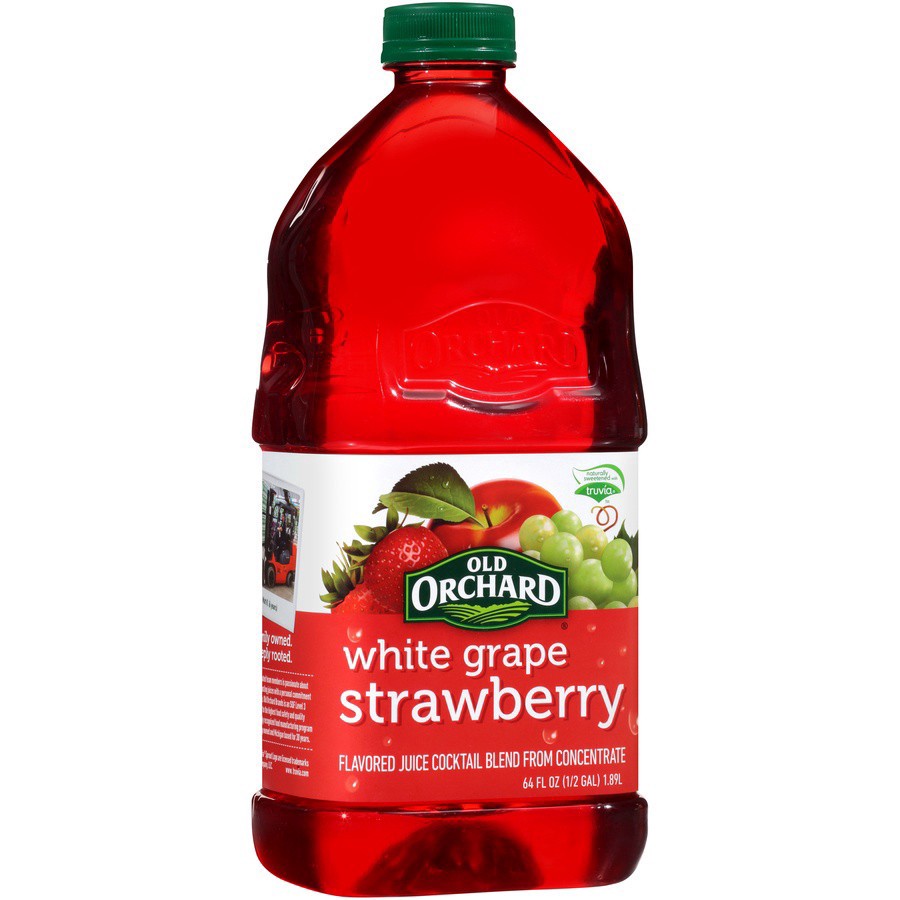 slide 10 of 15, Old Orchard White Grape Strawberry Juice Cocktail - 64 fl oz, 64 fl oz